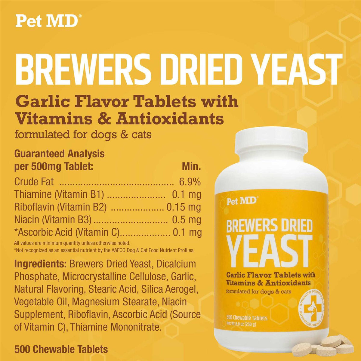 Garlic & Brewers Yeast for Dogs & Cats P82217