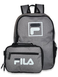 Heather Gray Backpack With Lunchbox Set G98639