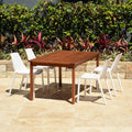 5-Piece Eucalyptus Rectangular Patio Dining Set J7721