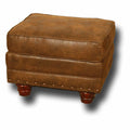 Ottoman with Nail Head Accents Y47029