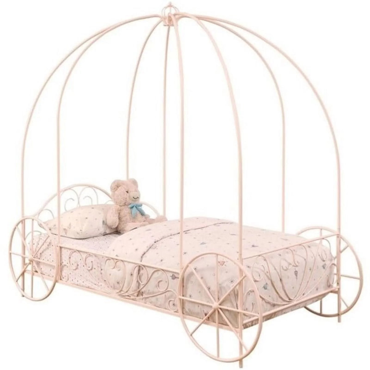 Twin Metal Canopy Kids Bed E4623
