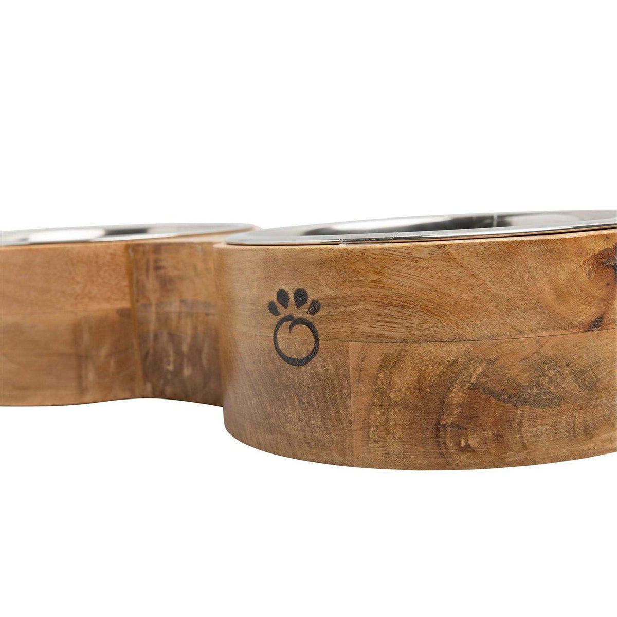 Wood & Metal Pet Feeder Y22330