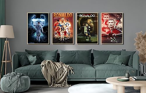 Set of 4 Unframed Canvas Wall Posters 08 in. X 12 in. O71790