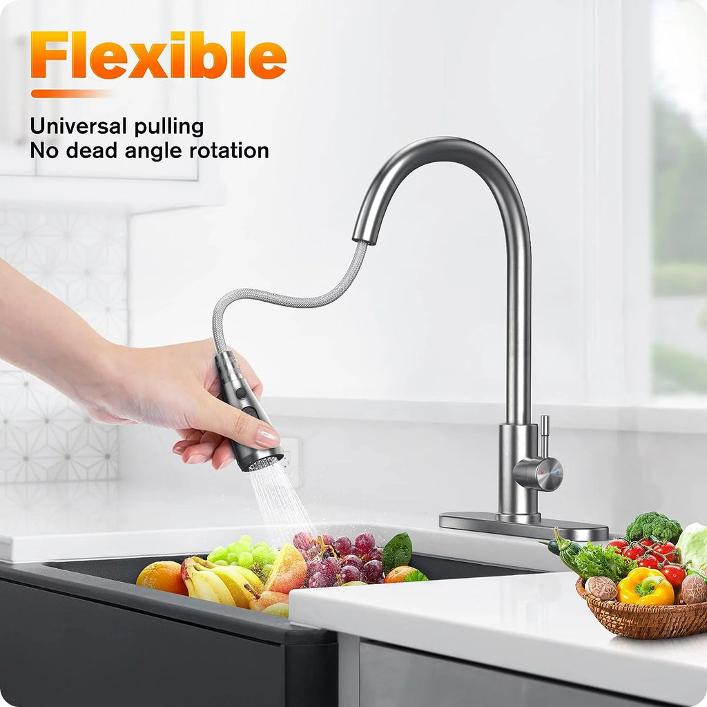 Kitchen Faucet with Pull Down Sprayer Single Handle V9760