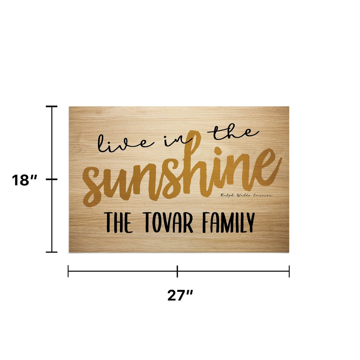 Light Brown Rectangular Non Slip Doormat I32462