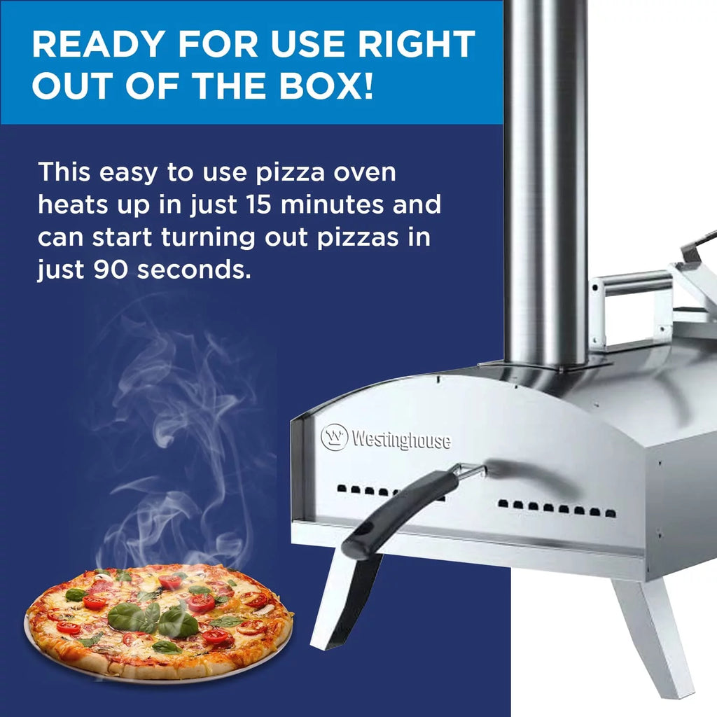 Stainless Steel Wood Pellet Outdoor Pizza Oven A60056