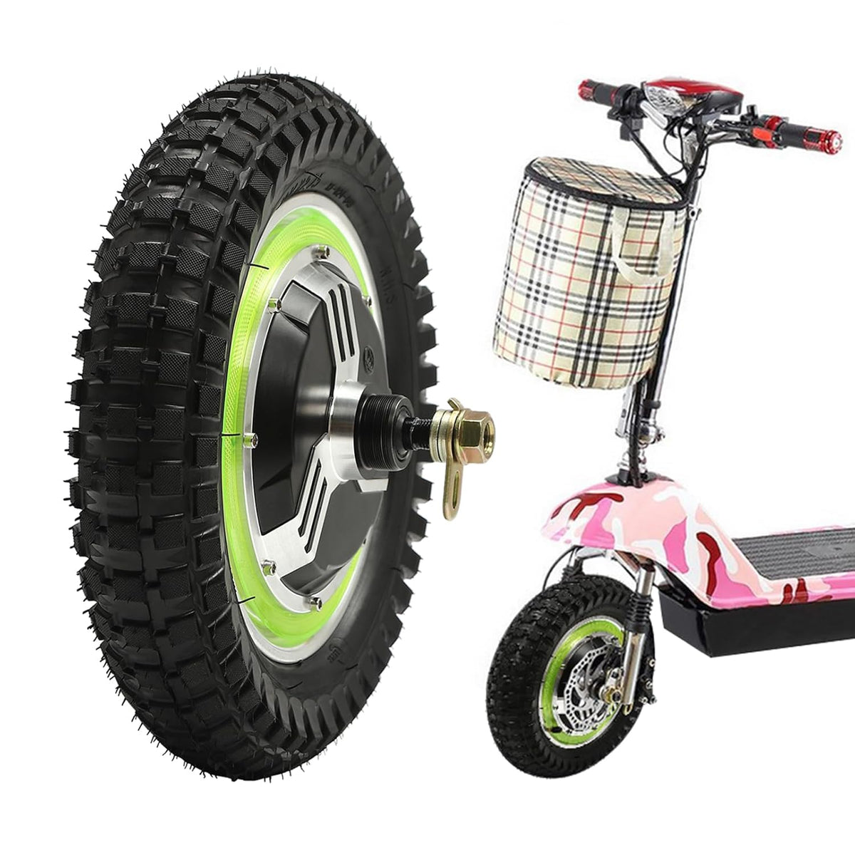 12'' 24V 350W Brushless Gearless Hub Motor Conversion Kit P89972