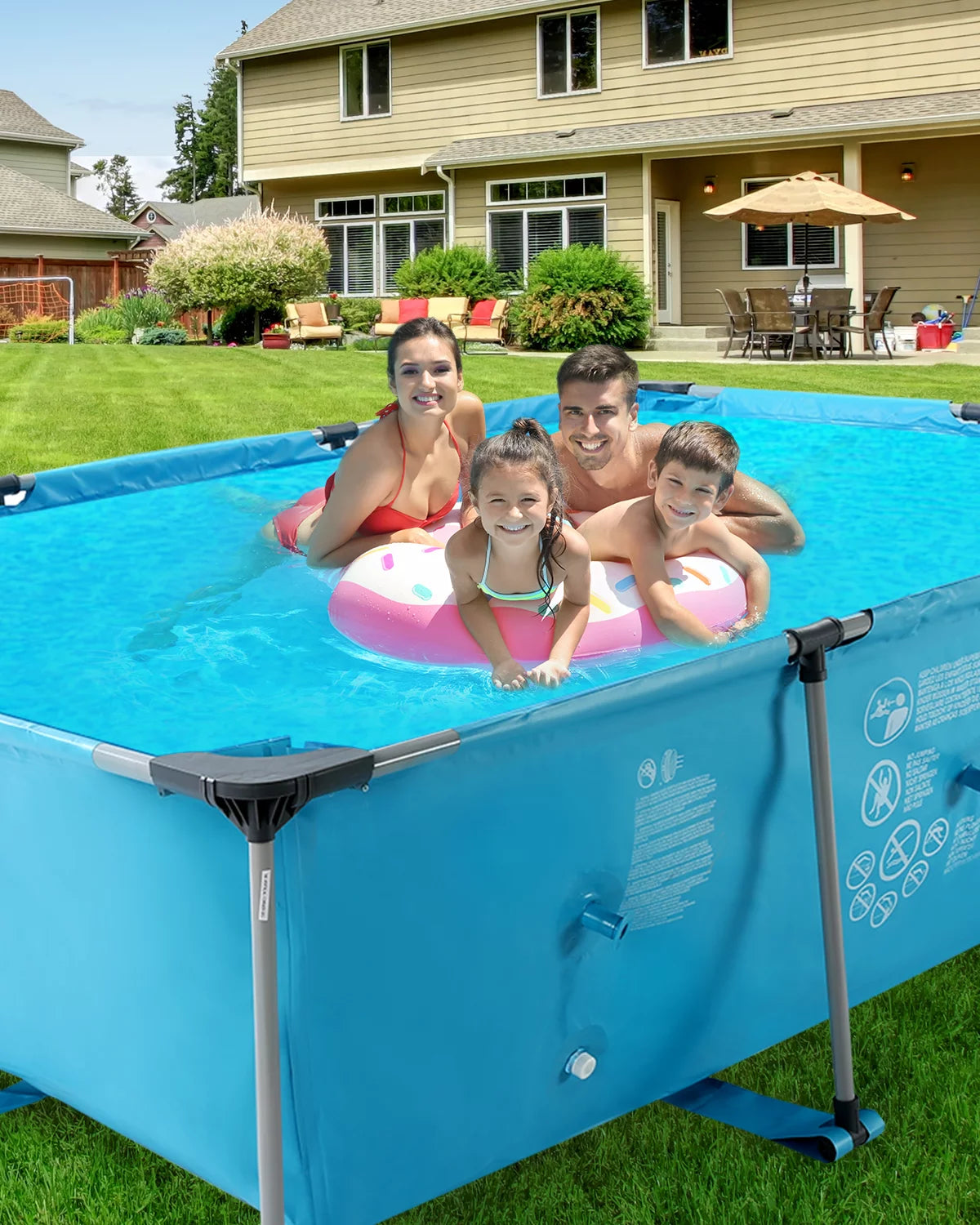10 ft Rectangular Frame Pool S100712