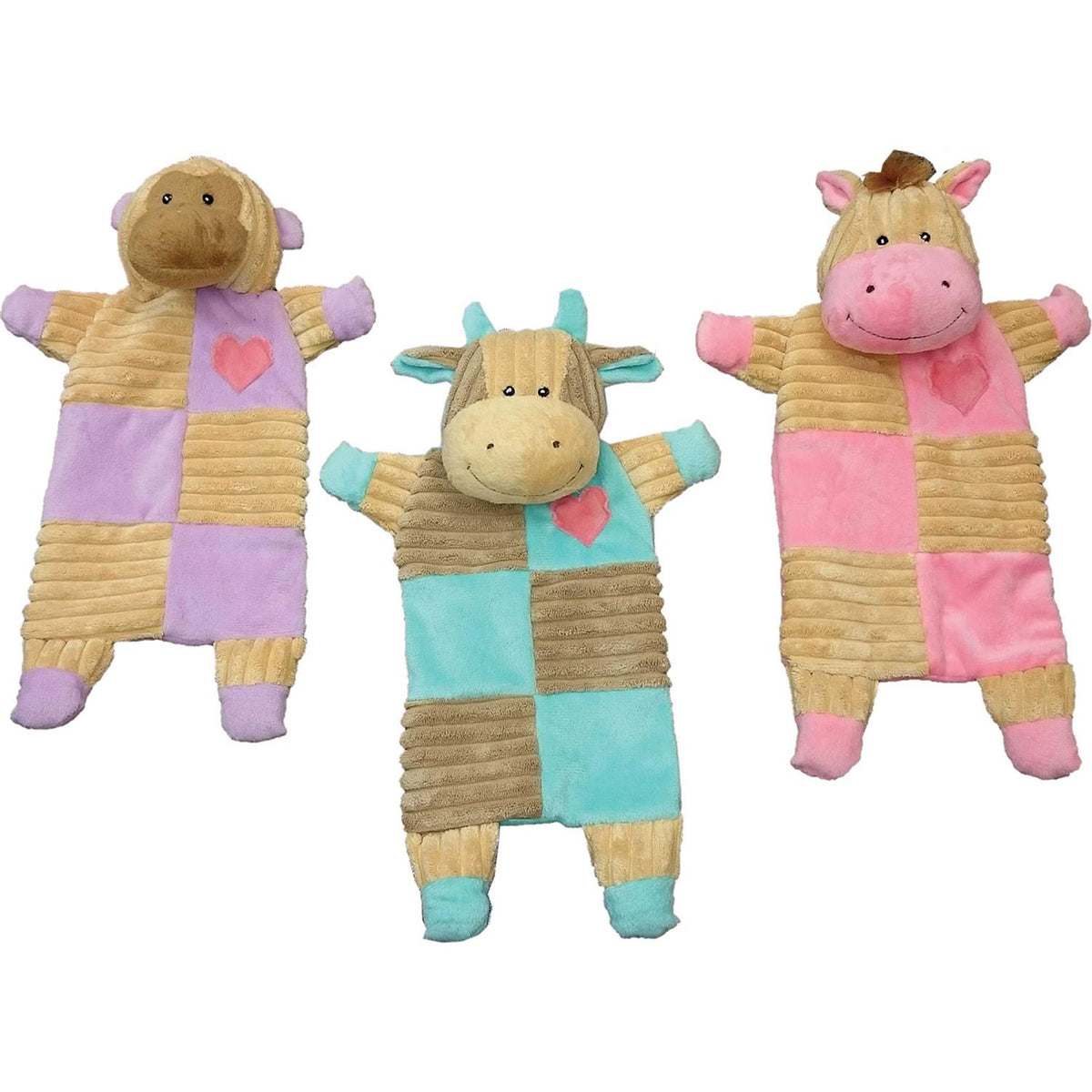 Crinkle Squeaky Plush Dog Toy V200056