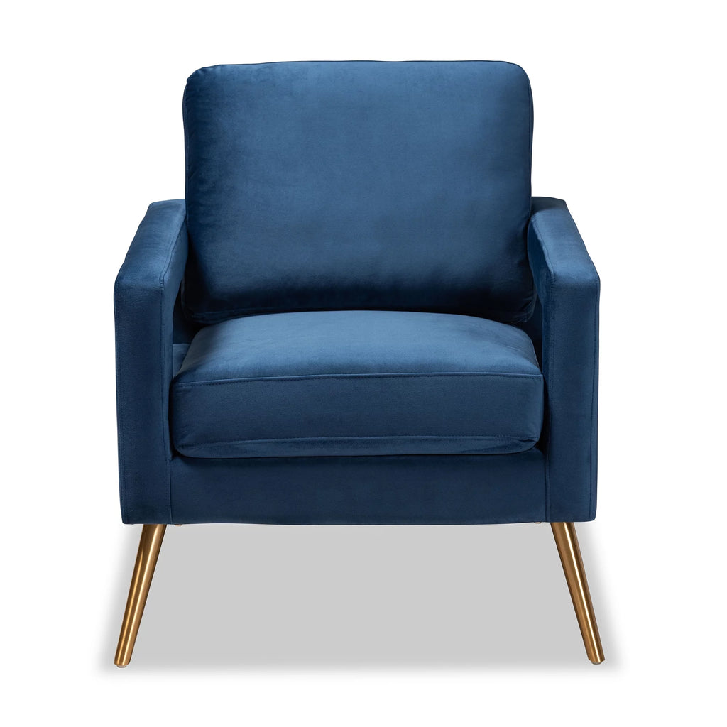 Navy Blue Wingback Chair H7061