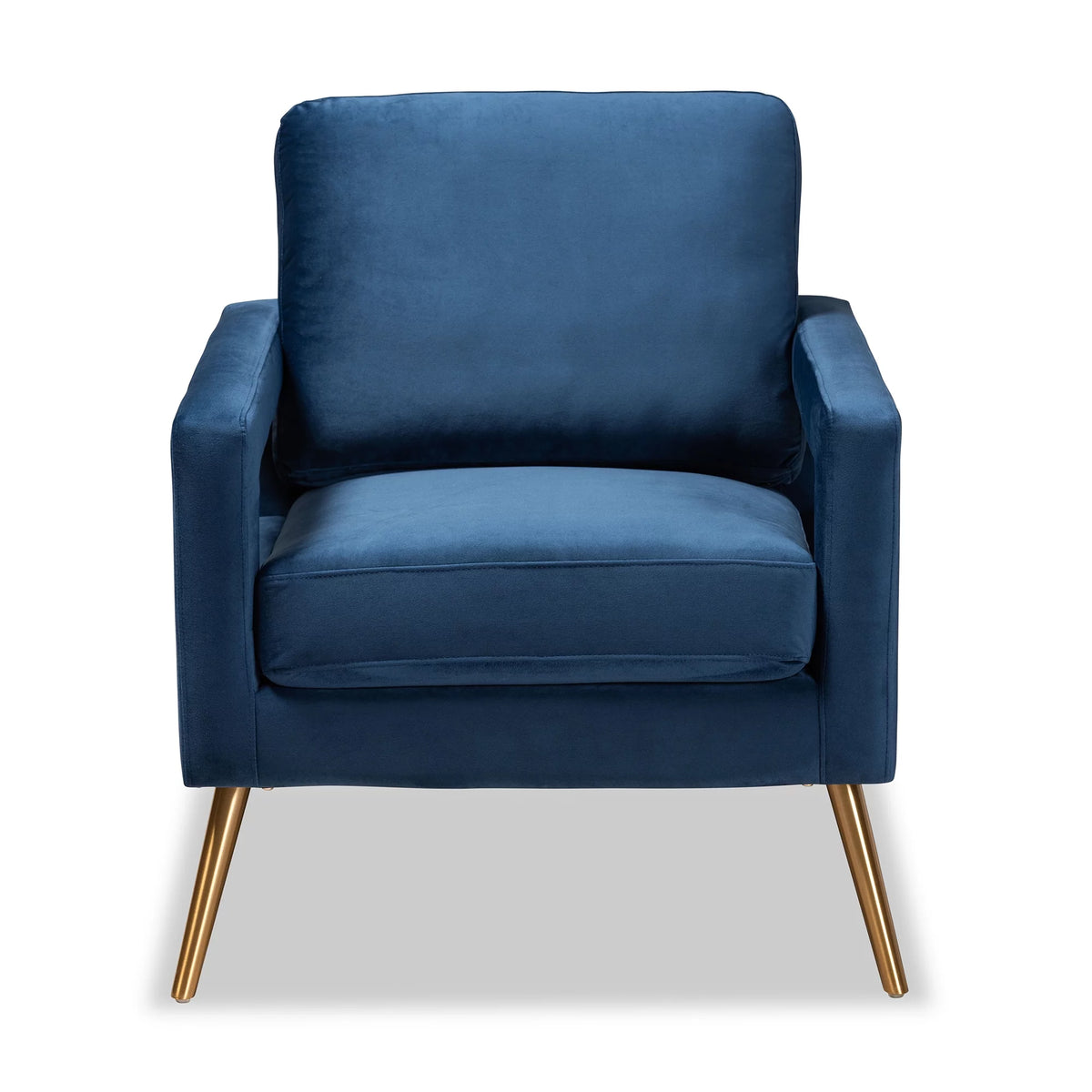 Navy Blue Wingback Chair H7061
