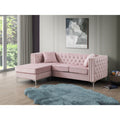 Pink Sofa Chaise K2256