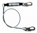6-Foot Shock Absorbing Lanyard with Vinyl Coated Cable A9923