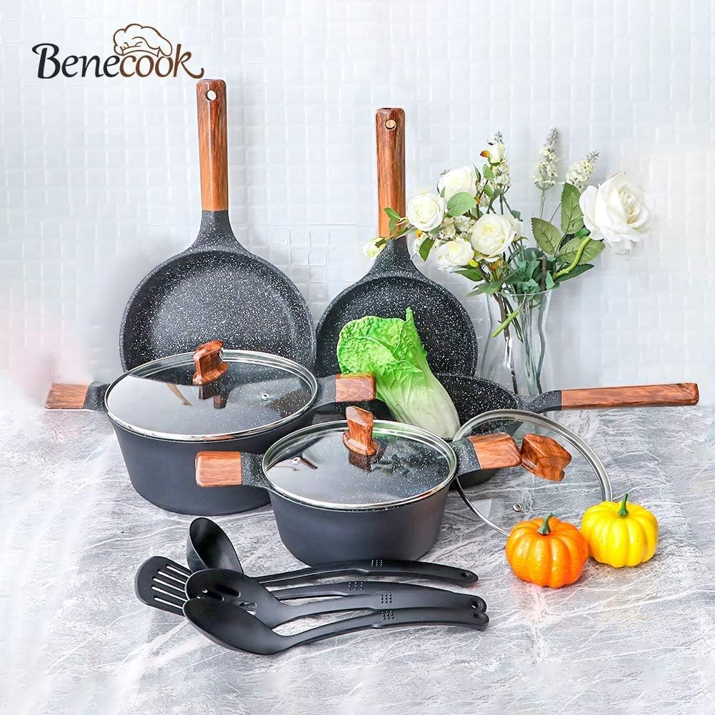 12 Piece Nonstick Die-cast Aluminum Cookware Set B180