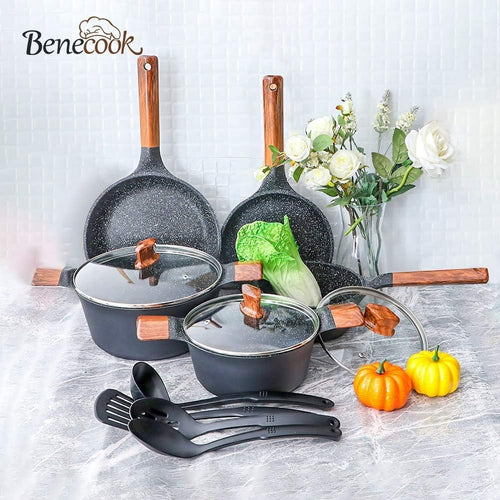 12 Piece Nonstick Die-cast Aluminum Cookware Set B180