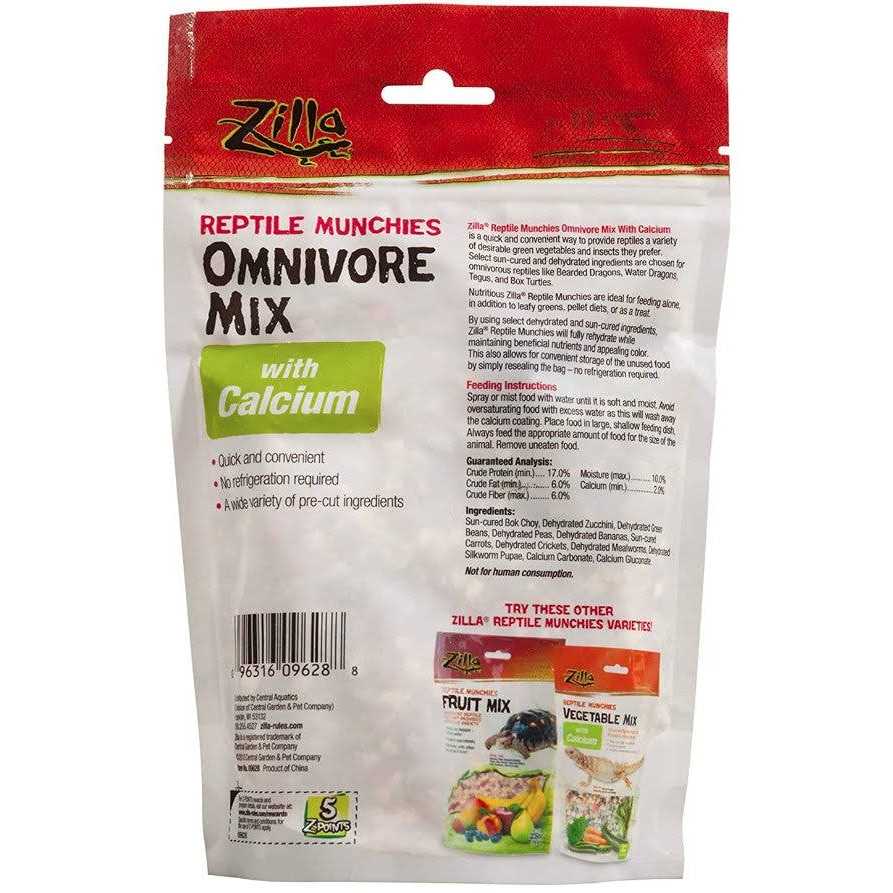 Reptile Munchies Omnivore Mix with Calcium C570
