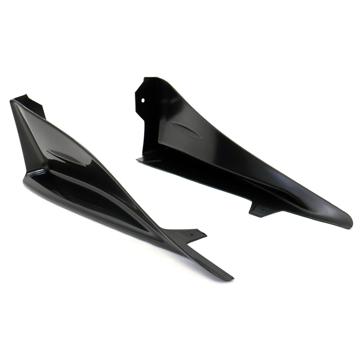 Unpainted Black ABS Side Skirt Spats 2Pieces M3331