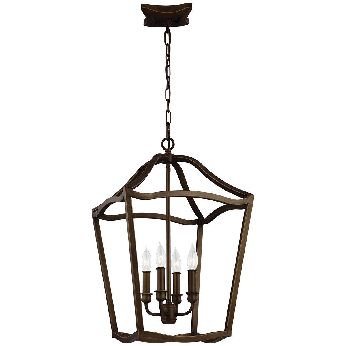 Antique Forged Iron 4 - Light Foyer Y764187