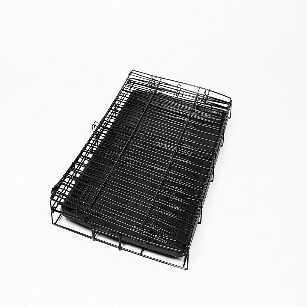Double Door Metal Dog Crate C23685