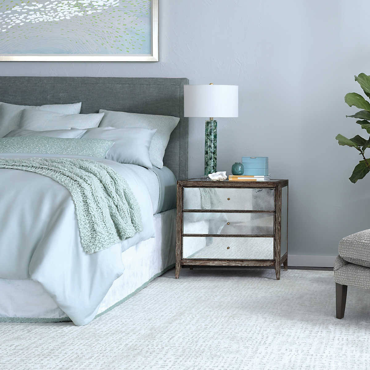 Robin&s Egg Blue Duvet Cover Full/Queen X3296