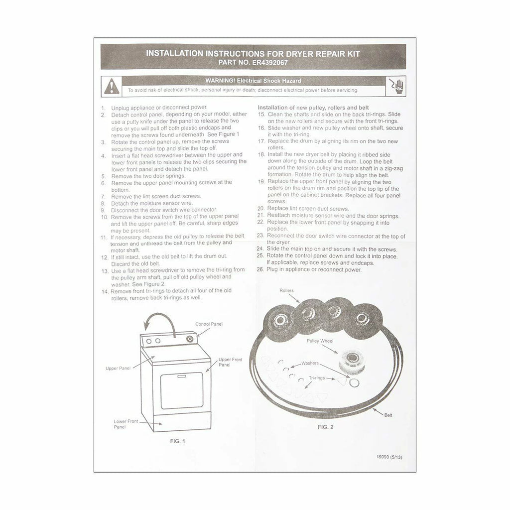 Dryer Kit Set T484