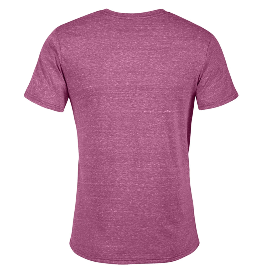 Berry Snow Heather Short Sleeve Blended T-Shirt A3535