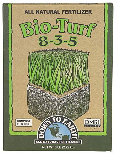Organic Bio-Turf Lawn Fertilizer Mix 8-3-5, 6 lb I297