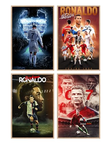 Set of 4 Unframed Canvas Wall Posters 08 in. X 12 in. O71790