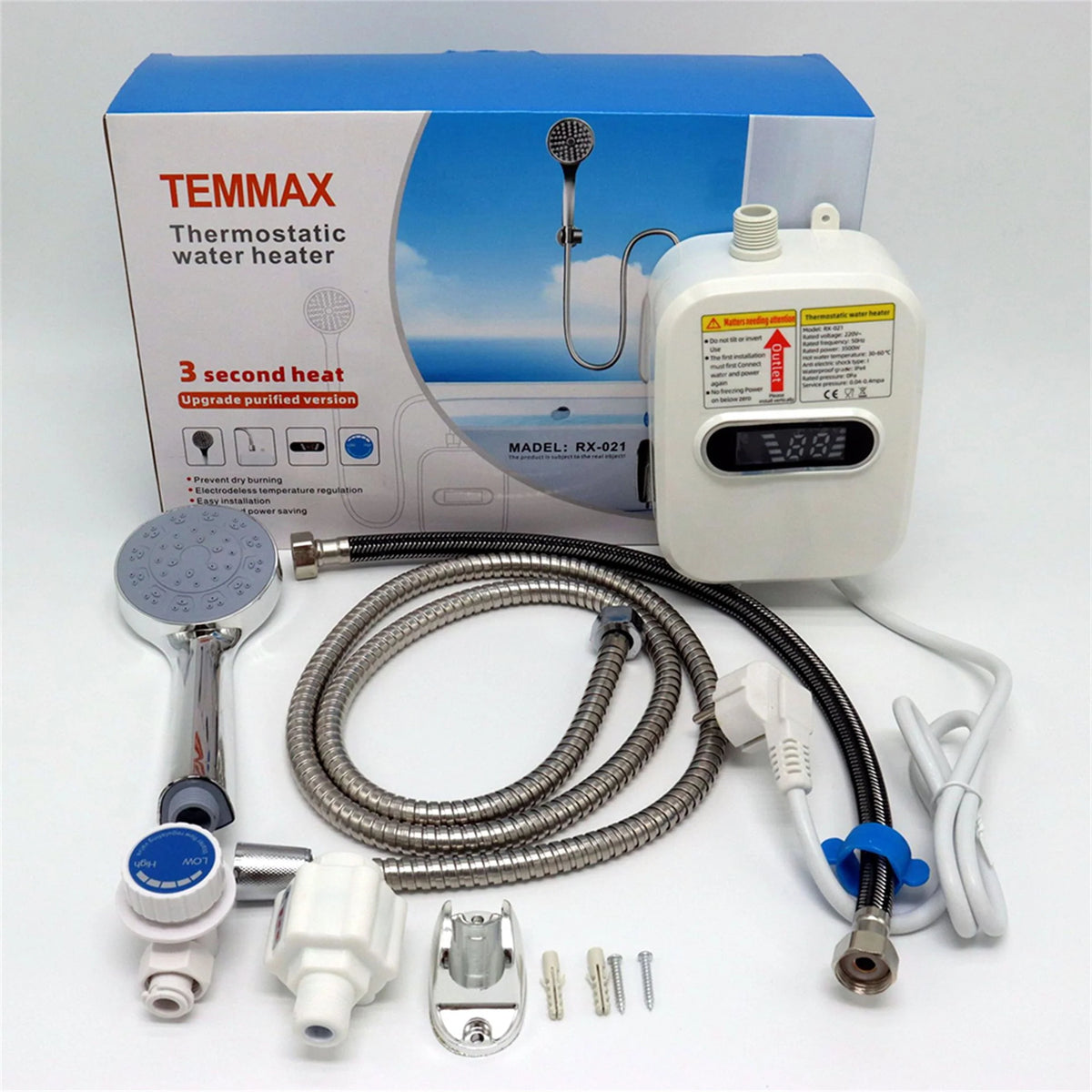 3500W 110V Tankless Electric Water Heater P9662