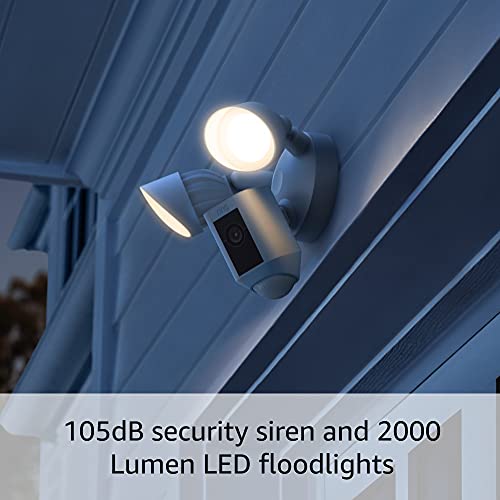 Wired Floodlight Cam with 1080p HD Video Y485