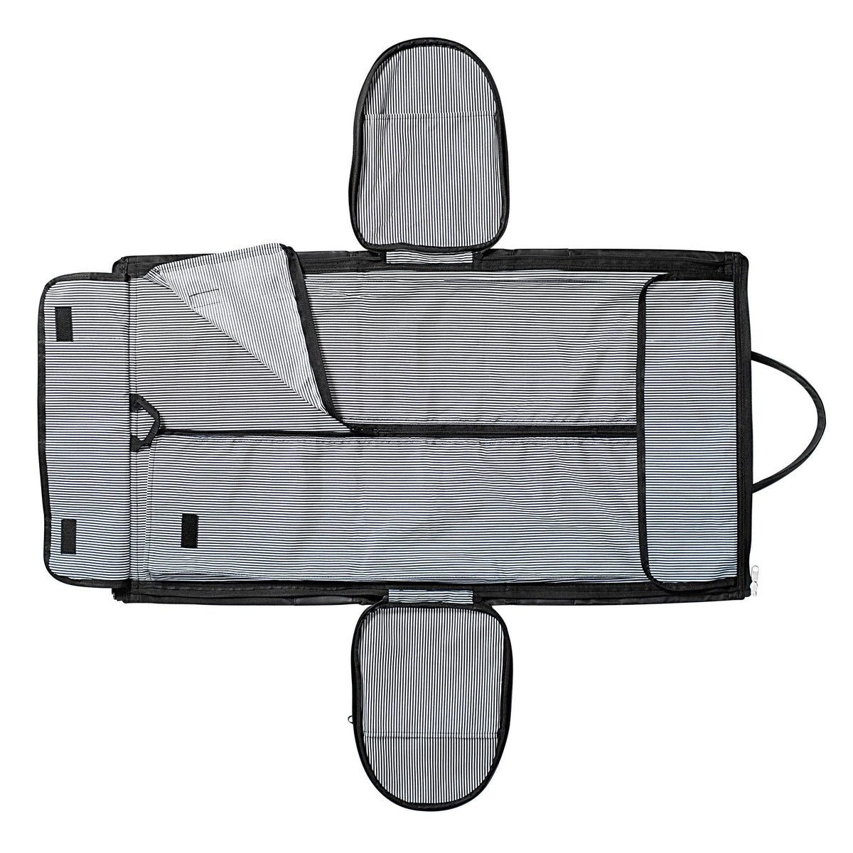 Black Microfiber Convertible Garment Bag N985742