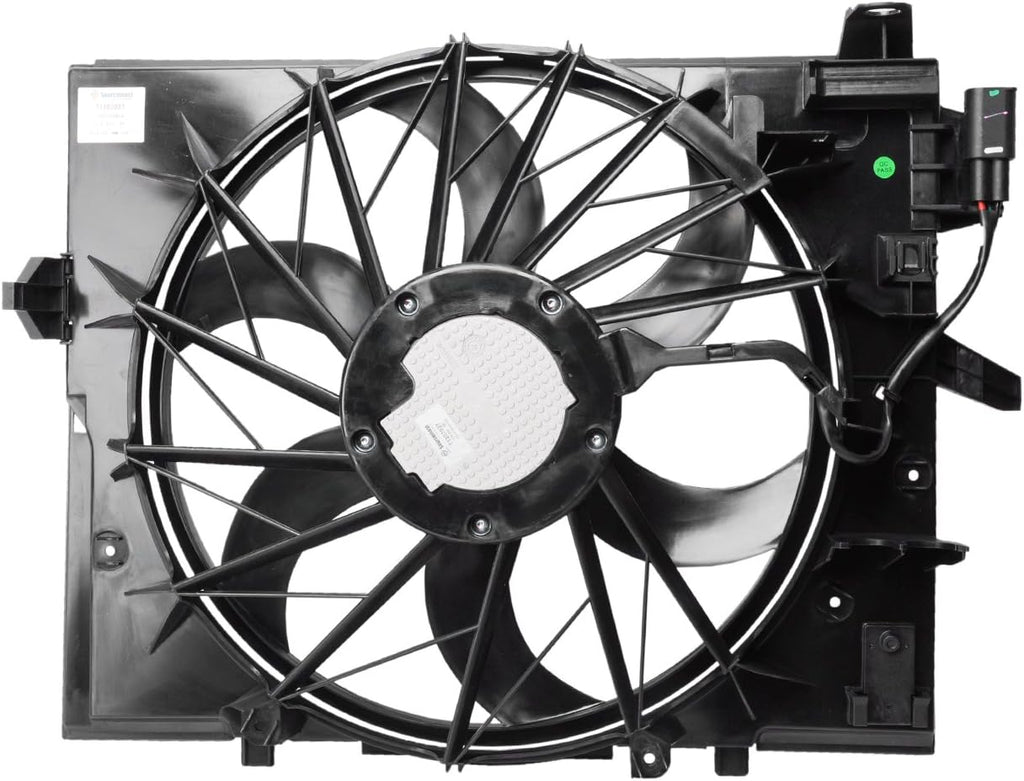 Radiator Cooling Fan Assembly Compatible with BMW E60 525i 530i 2004-2005 G597743