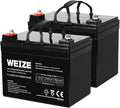 12V 35AH Deep Cycle Battery Set of 2 Y908