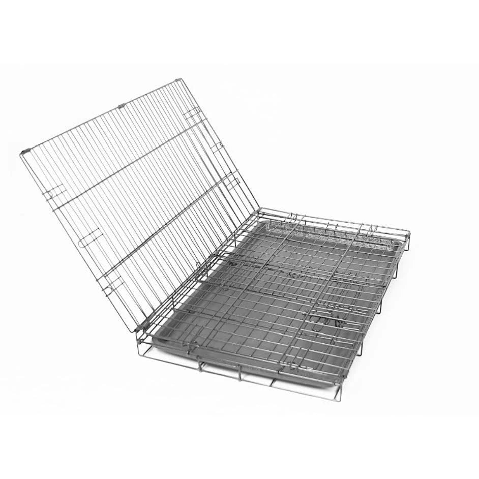Double Door Metal Dog Crate C23685