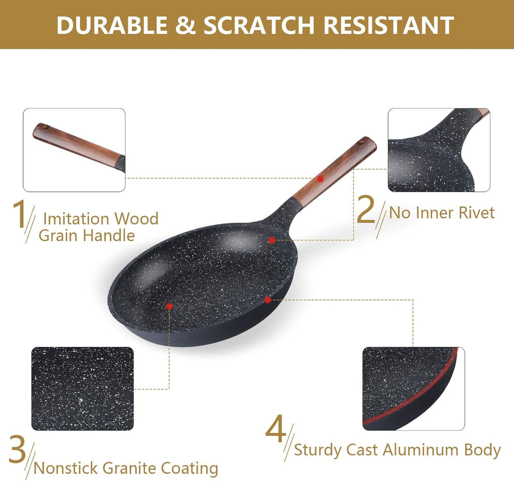 12 Piece Nonstick Die-cast Aluminum Cookware Set B180