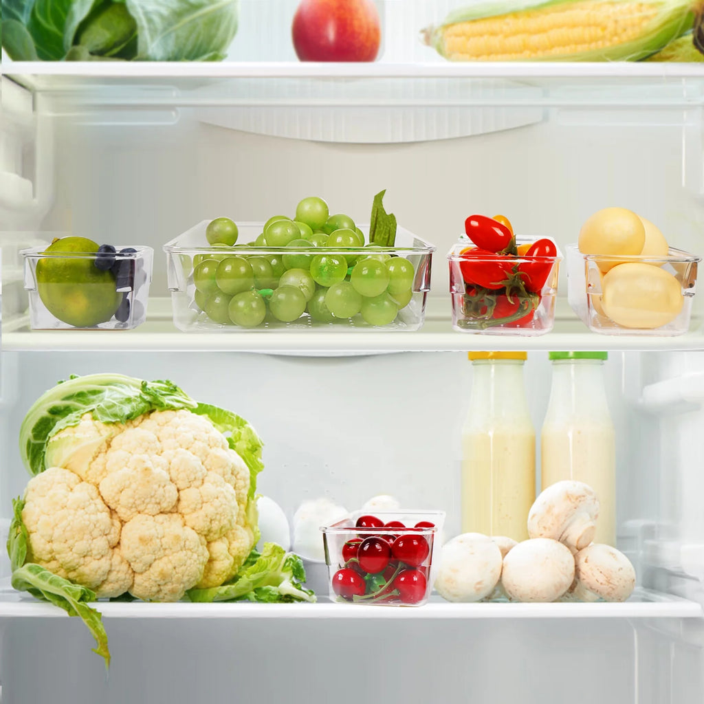 25 PCS Clear Plastic Drawer Organizer Set R368