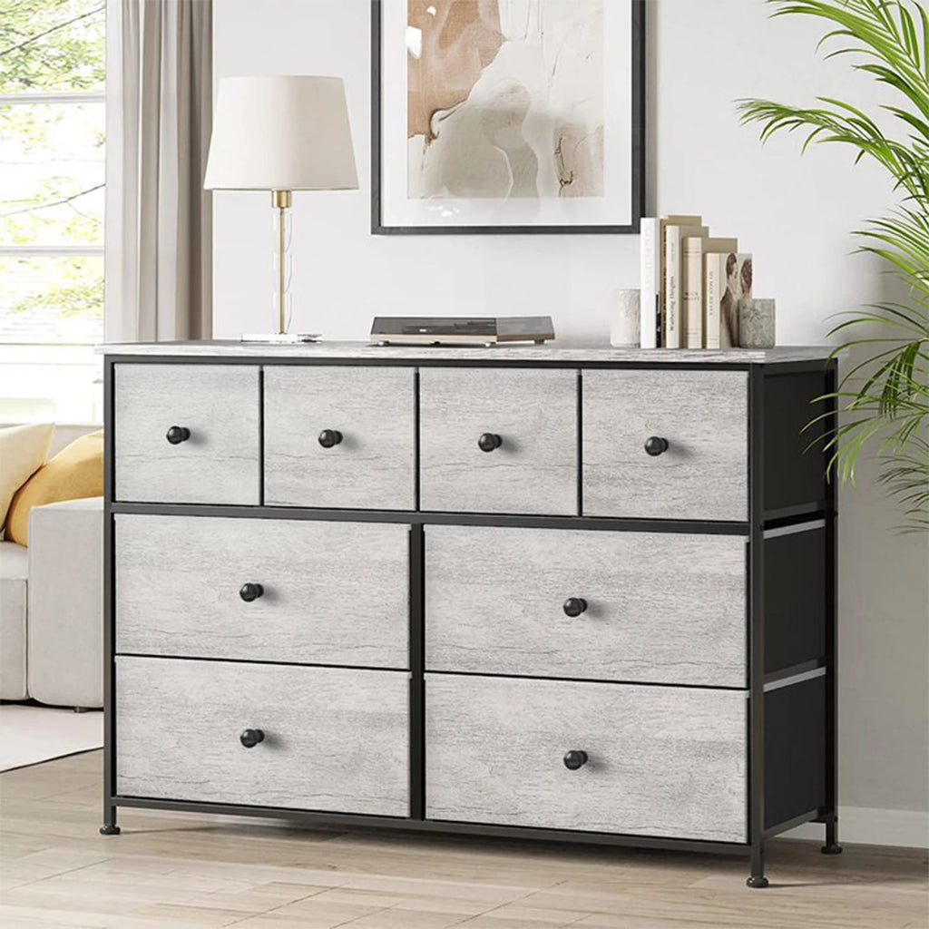 8 Drawer Steel Frame Storage Organizer Dresser M82096