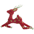 Whimsical Glittered Hydrangea Christmas Reindeer Y1172
