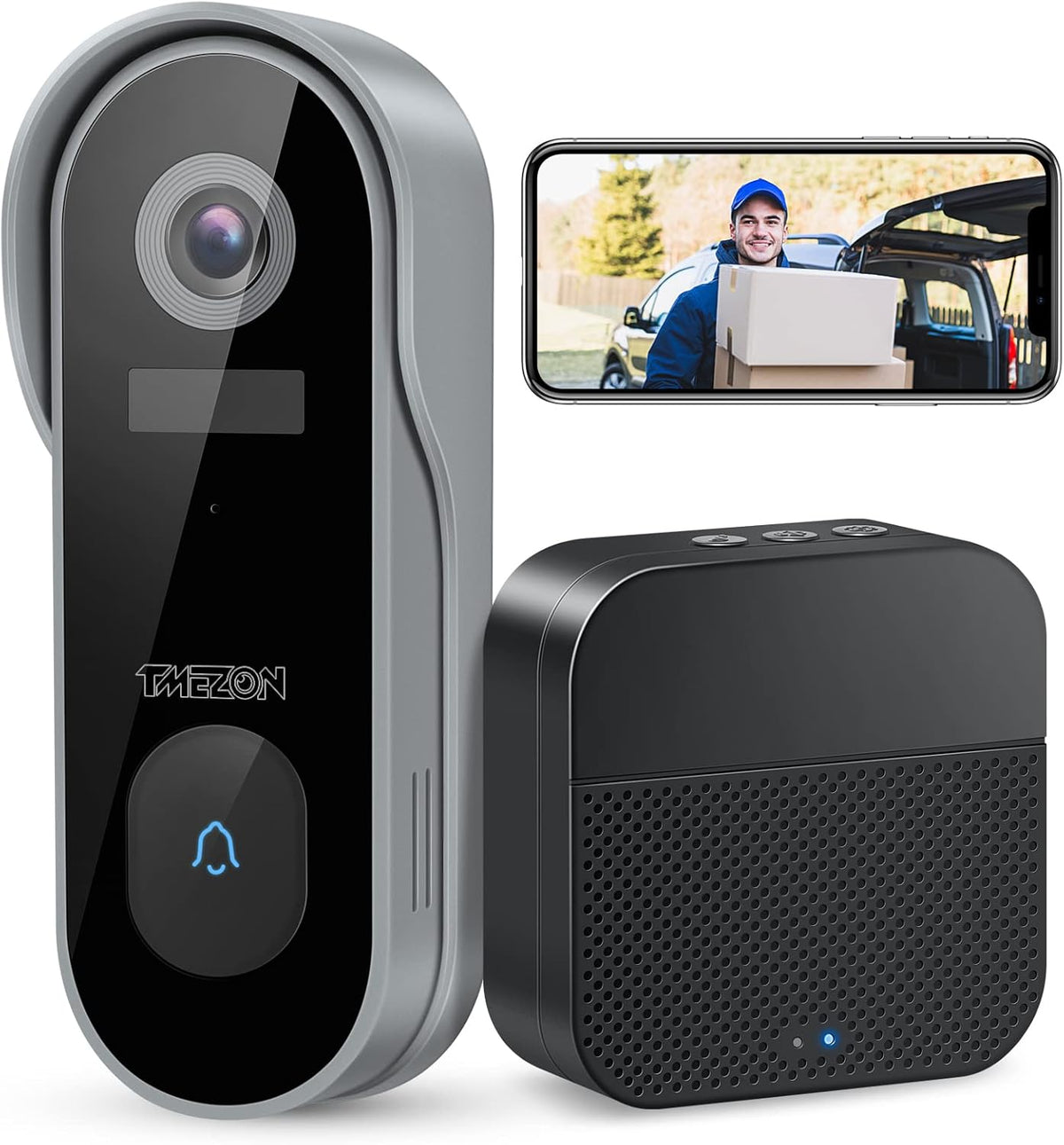 1080P HD WiFi Wireless Video Doorbell Camera with Chime N1301