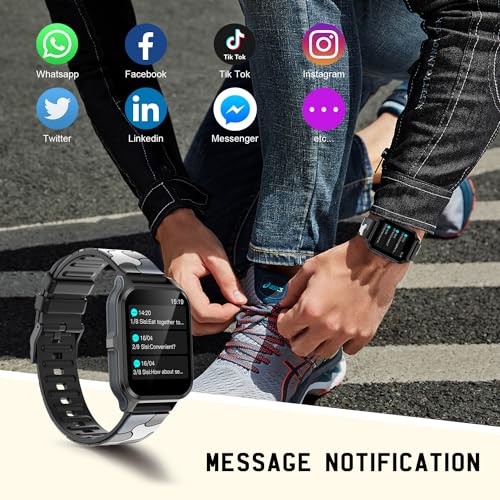 1.83'' Touch Screen Bluetooth Smart Watch with Double Strap A370