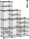 White Pack of 2 Wire Cube Storage Organizer Y760337