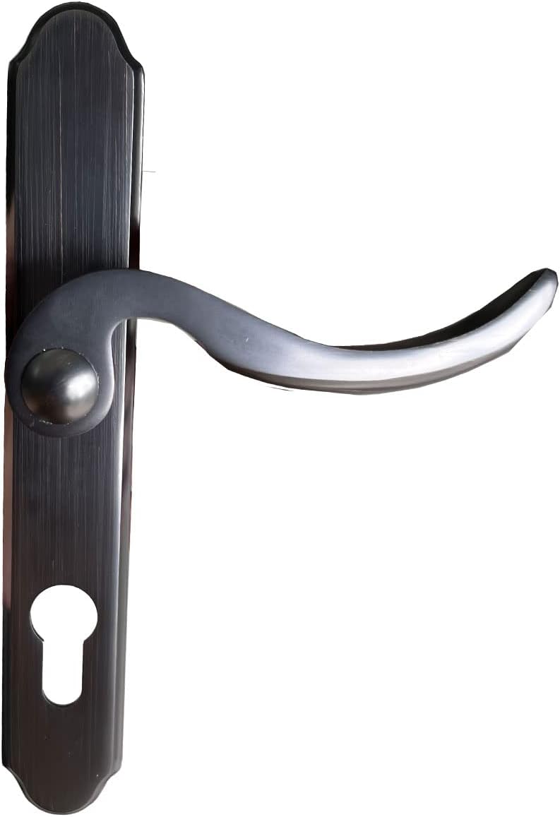 Brushed Dark Bronze Brass Lock Set D40389