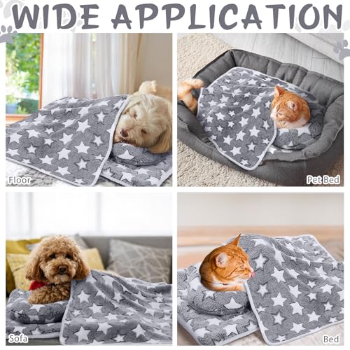 Christmas Pet Bed Mats with Puppy Dog Blankets and Pillows L76854