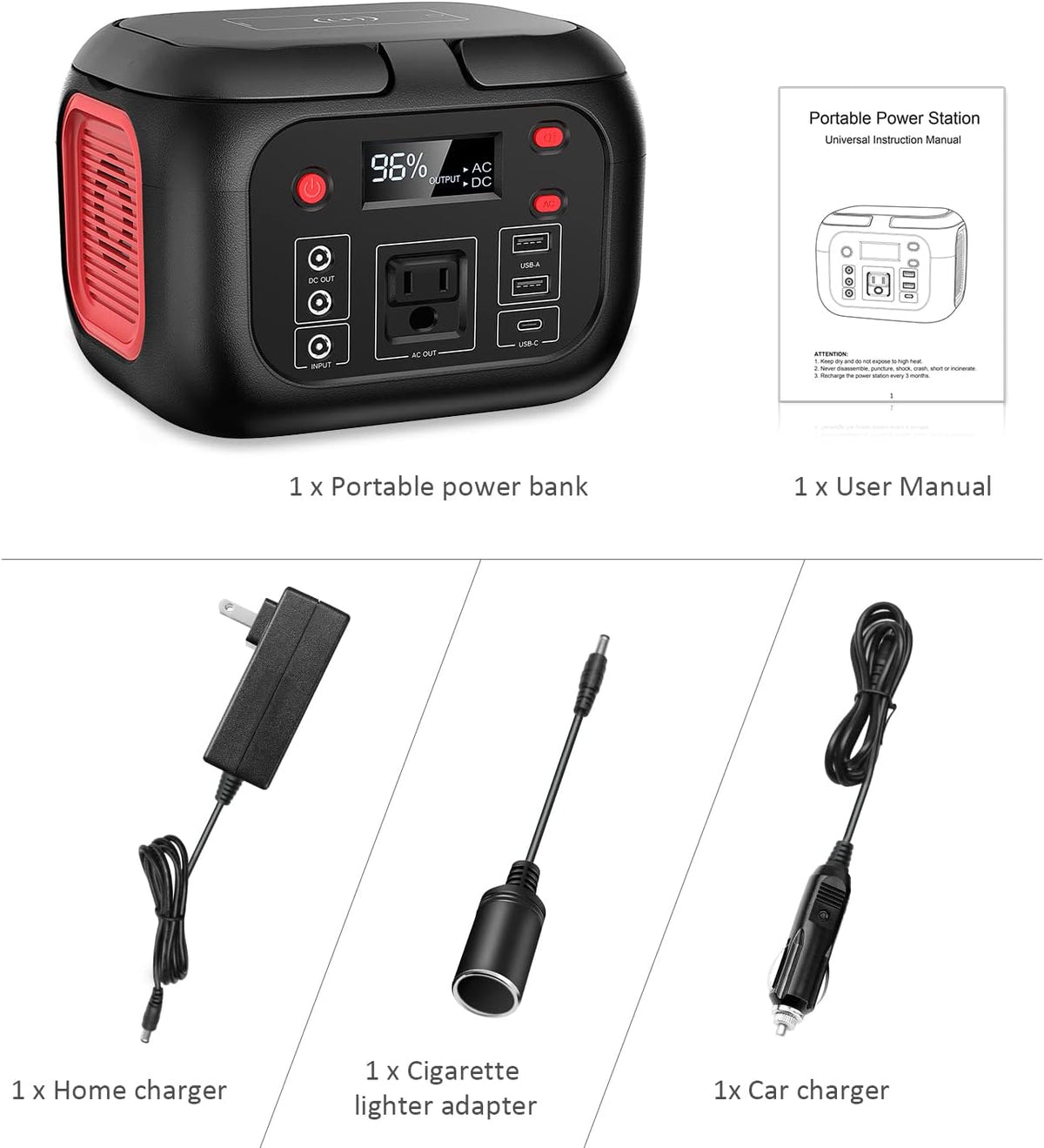 42000mAh 200W Power Bank with AC Outlet O71526