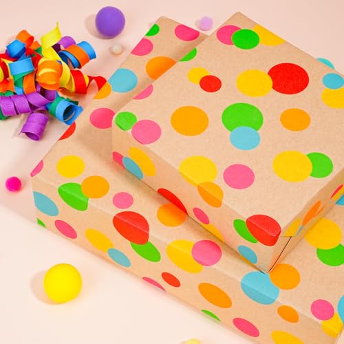 Kraft Wrapping Paper Roll 17 inch X 33 feet B7680