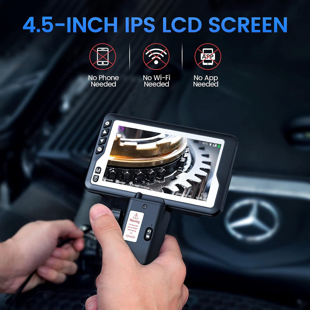 Articulating Borescope with 4.5inch LCD Monitor K9112