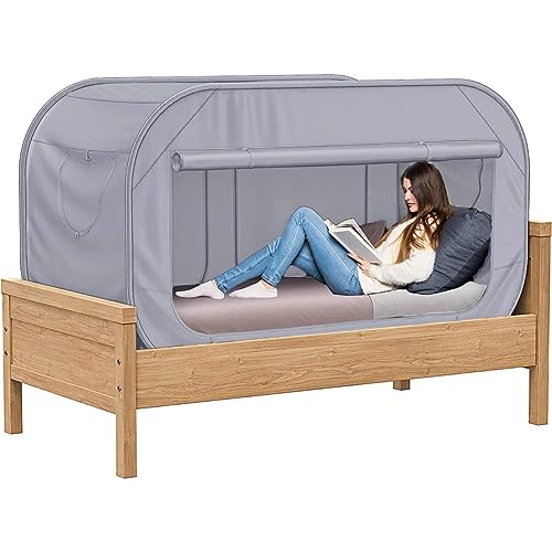 Black Pop Up Bed Tent for Twin Bed O2393