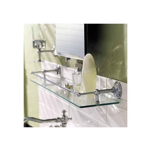 Satin Nickel 24x22 Gallery Rail Shelf F629