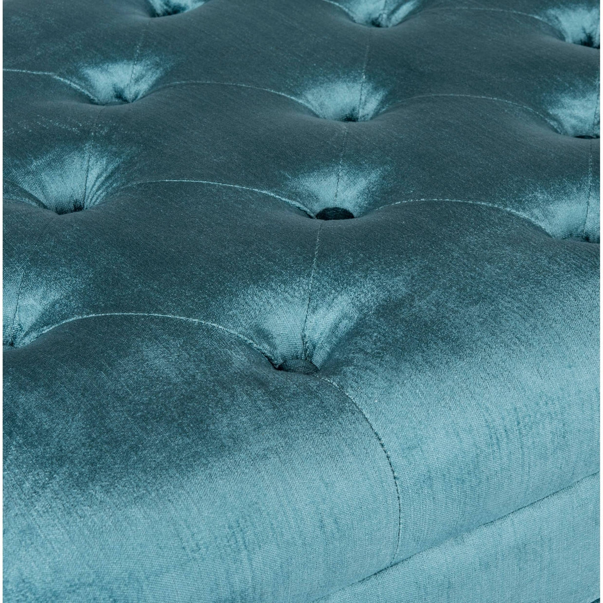 Cyan Tufted Bench Z58665