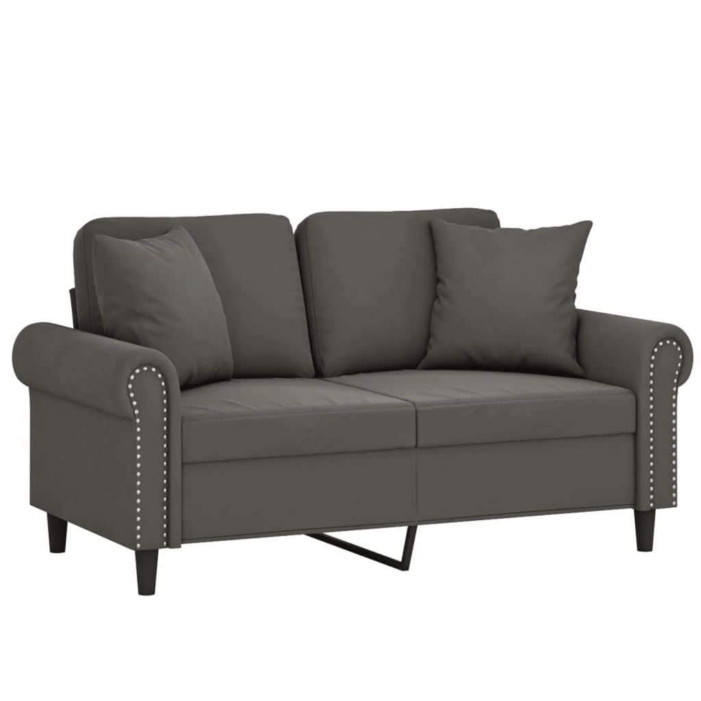 2-Seater Sofa Dark Gray 47.2" J121922